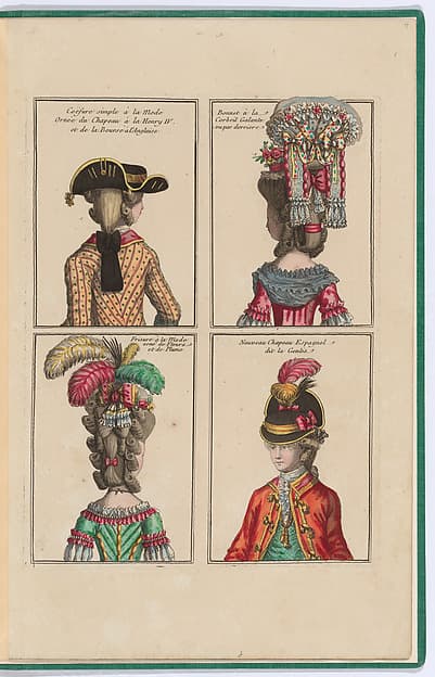 La Parure des Dames, Plate 7, by Mondhare et Jean