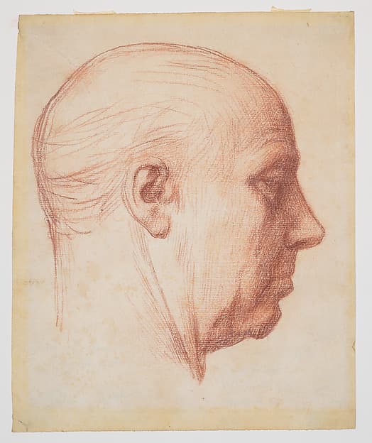 Profile of a Man, by Alphonse Legros