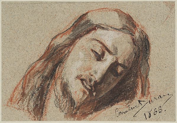Head of Christ, by Carolus-Duran (Charles-Auguste-Emile Durant)
