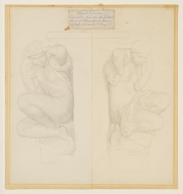 Design for a Memorial to Alfred Stevens (1817–1875), by Alphonse Legros