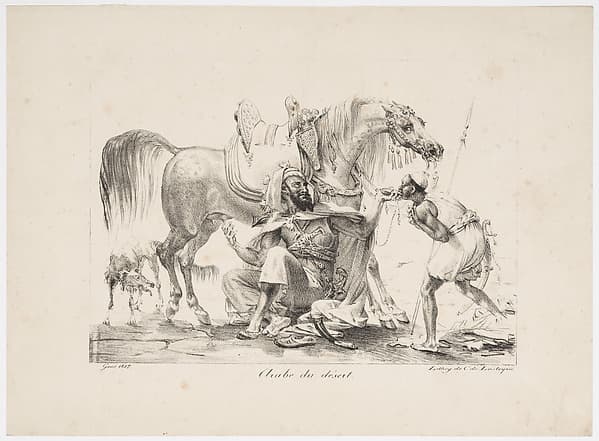 Arabe du Desert, by baron Antoine Jean Gros