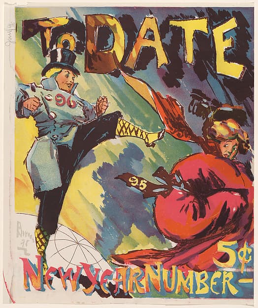 To Date, New Year Number, by Anonymous, American, 19th century