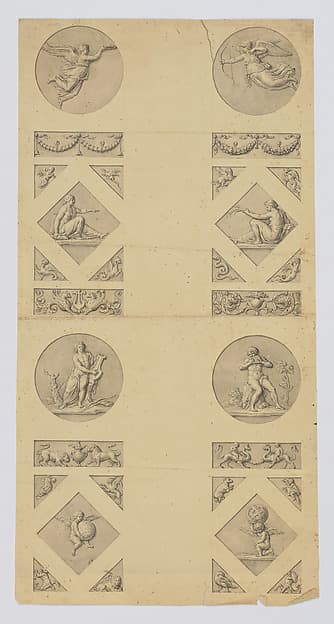 Group of Vignettes copied from the Vatican Loggias, by Anonymous, French, 18th century