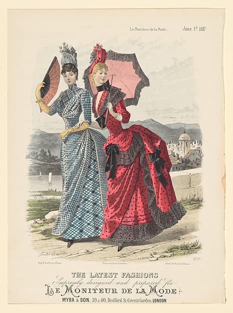 The Latest Fashions, Expressly Designed and Prepared for Le Moniteur de la Mode, by A. Bodin