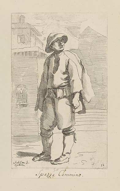 Plate 50: Chimney sweep, by Simon Guillain II