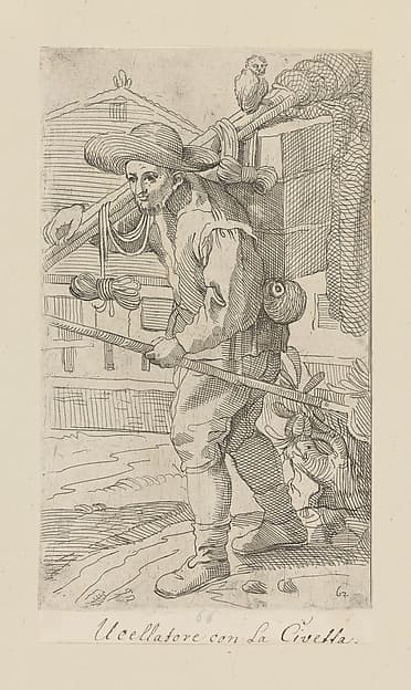 Plate 62: Bird catcher, by Simon Guillain II