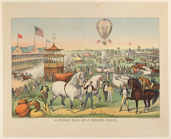 A Great Fair on a Grand Scale, by Currier & Ives