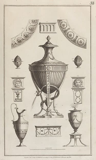 [Designs for Various Ornaments], by Michelangelo Pergolesi