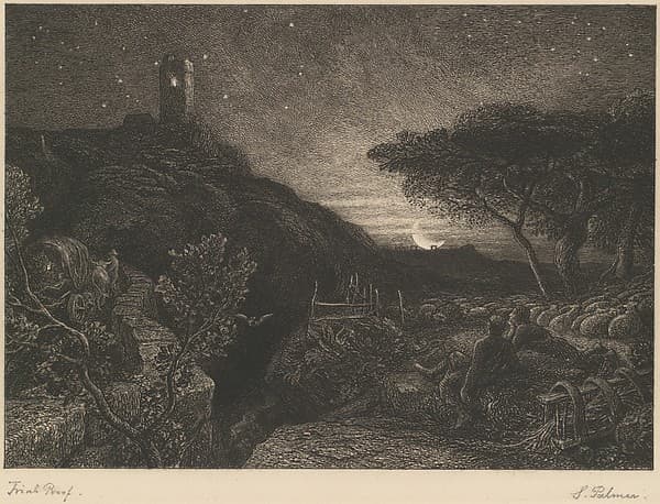 The Lonely Tower, by Samuel Palmer
