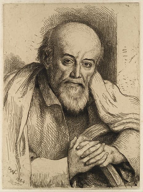 Portrait of Samuel Palmer, by Charles West Cope
