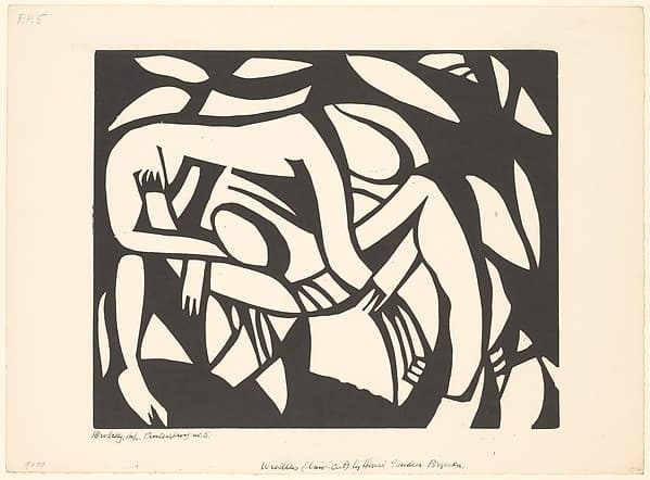 Wrestlers, by Henri Gaudier-Brzeska