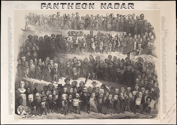 Nadar's Pantheon (Panthéon Nadar), by Nadar