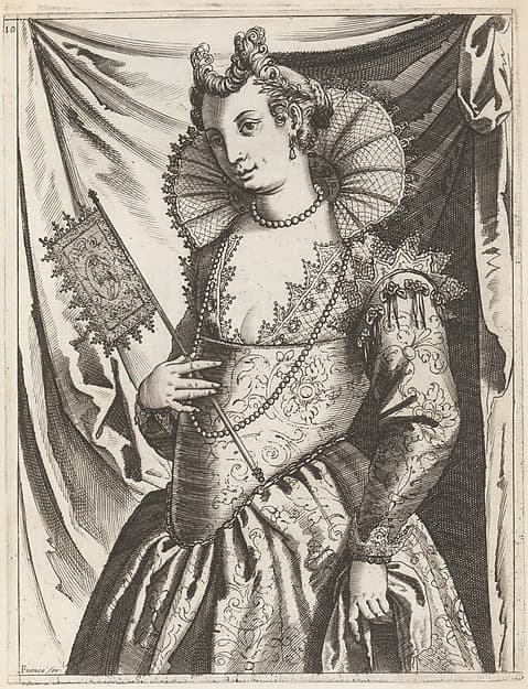 Habiti delle Donne Venetiane (Dress of Venetian Women), by Giacomo Franco