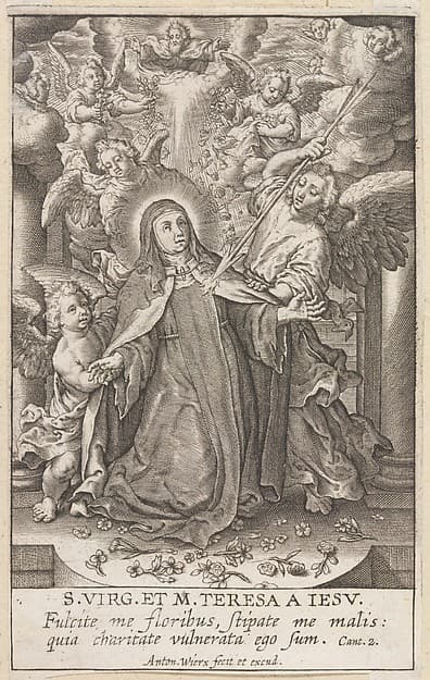 St. Theresa, by Antonius Wierix III