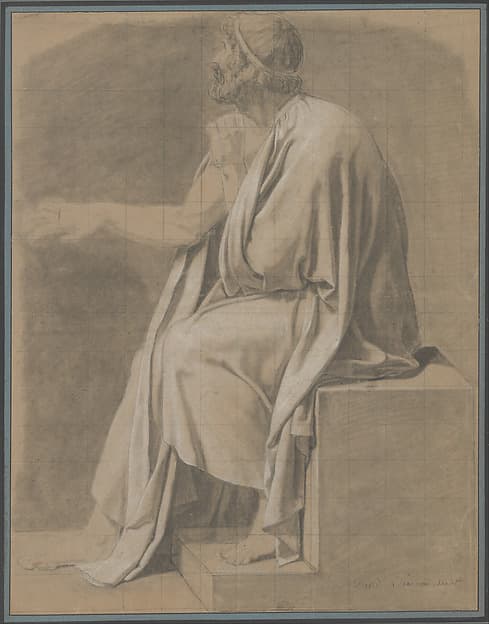 Crito, by Jacques Louis David