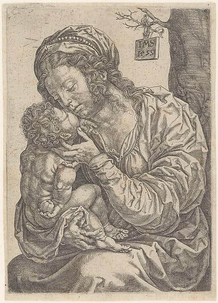 The Virgin and Child Seated at the Foot of a Tree, by Jan Gossart (called Mabuse)