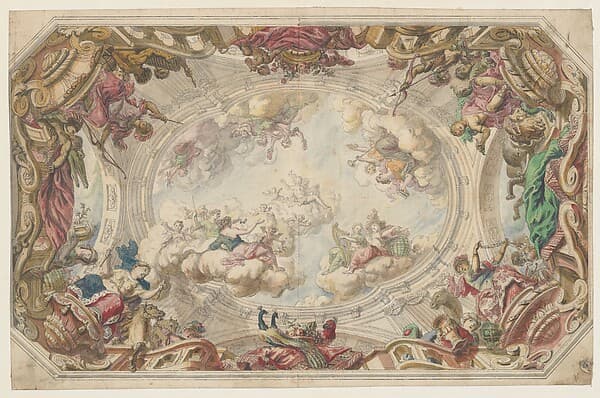 Design for a Ceiling, by Daniel Marot the Elder