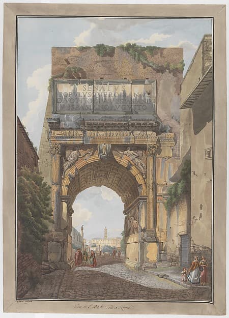 Arch of Titus, by Giovanni Volpato