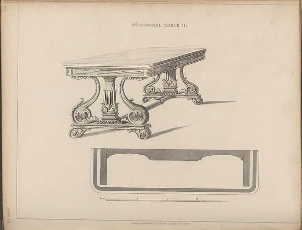 The Cabinet-Maker and Upholsterer's Guide: being a Complete Drawing Book; in which will be comprised Treatises on Geometry and Perspective, as applicable to the above branches of mechanics, by George Smith
