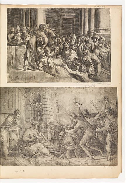 The Presentation in the Temple, by Andrea Schiavone (Andrea Meldola)