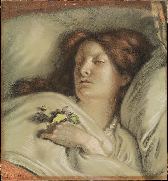 The Convalescent (A Portrait of the Artist's Wife), by Ford Madox Brown