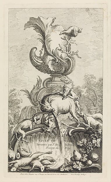Title Page from Book of Vases, by Jacques de La Joue the Younger