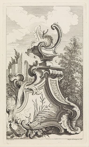 Plate from Book of Vases, by Jacques de La Joue the Younger