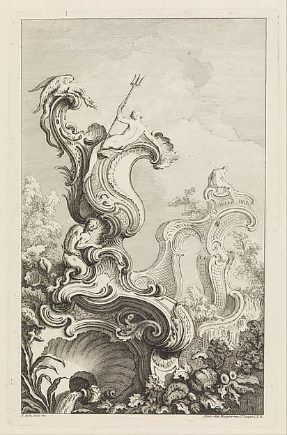 Plate from Book of Vases, by Jacques de La Joue the Younger
