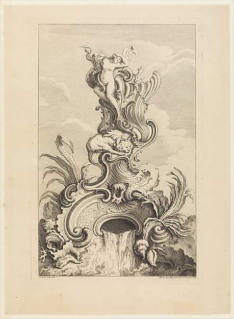 Plate from Book of Vases, by Jacques de La Joue the Younger