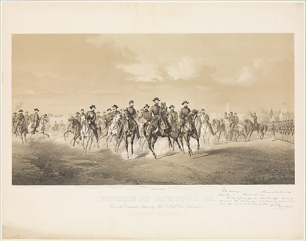 Sherman at Savannah, Georgia, by Otto Botticher