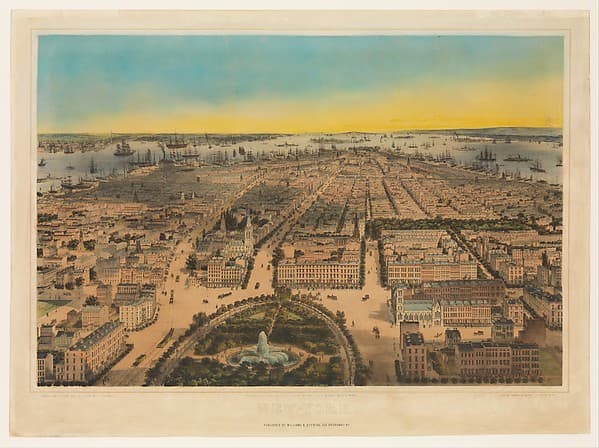 New-York (Union Square, Looking South), by C. Bachman