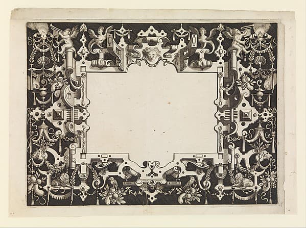 [Frames for Mirrors], by Nicolaes de Bruyn