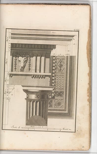 Il Vignola Illustrato Proposto da Giambattista Spampani, e Carlo Antonini, by Jacopo [Giacomo] Barozzi da Vignola