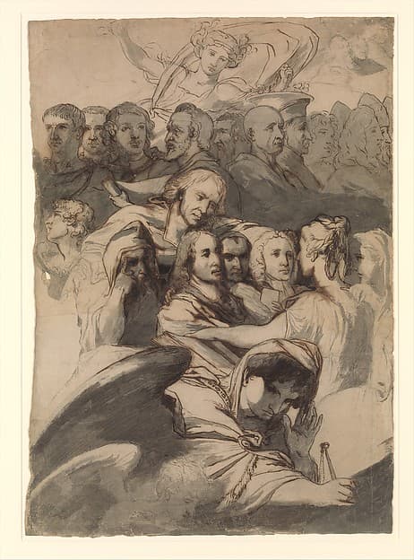 Study for "Divine Justice", by James Barry