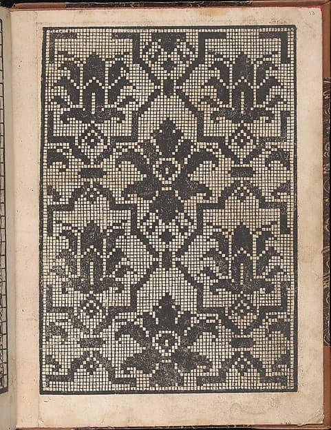 Spechio di pensieri delle belle et Virtudiose donne, page 13 (recto), by Matteo Pagano