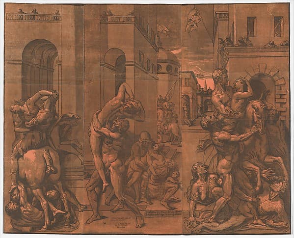 The Rape of the Sabines, by Andrea Andreani