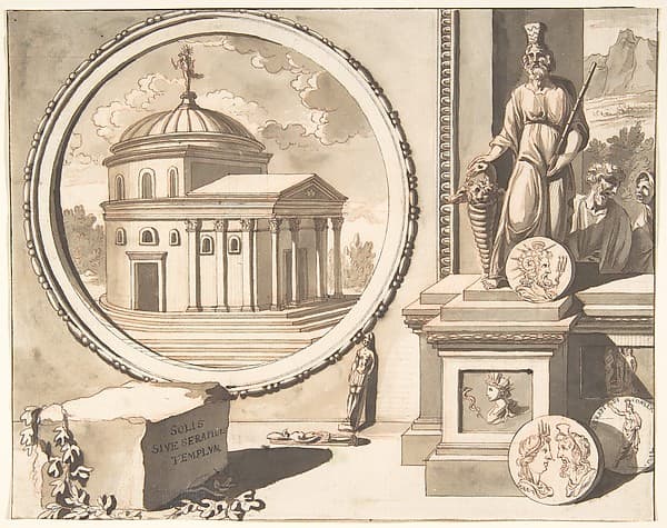 A Recontruction of the So-Called Temple of Serapidis, by Jan Goeree