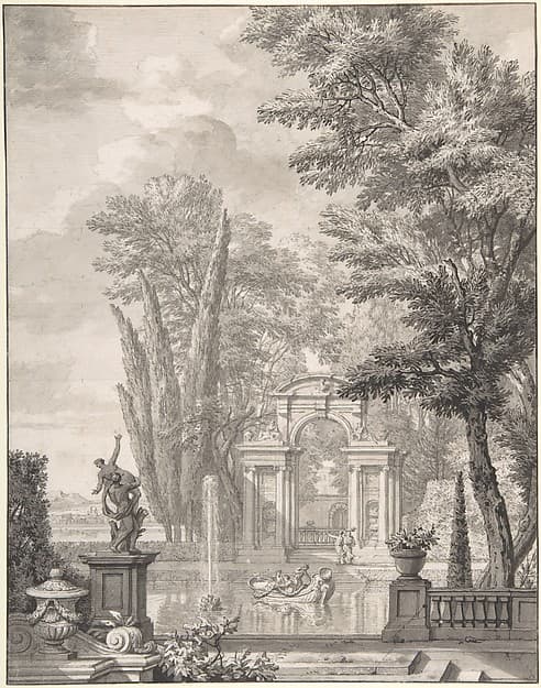 Landscape with Architecture, by Isaac de Moucheron
