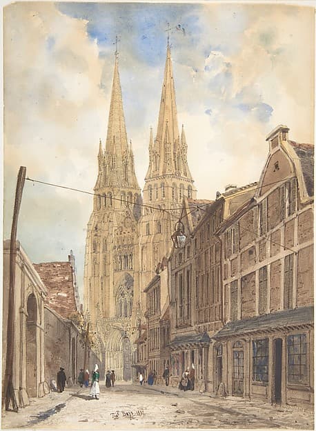 View of Bayeux, by Thomas Shotter Boys