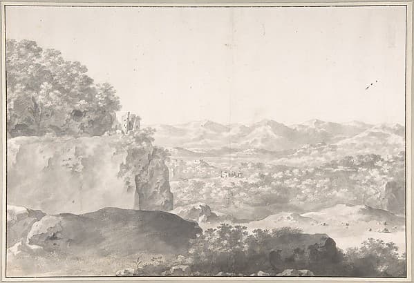 Landscape, by Cornelis van Poelenburch