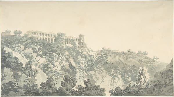 Tivoli, Villa of Maecenas and part of the Cascatelle, by Joseph Mallord William Turner