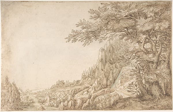 Mountainous Landscape, by Denijs van Alsloot