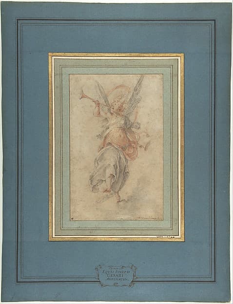 Allegorical Figure of Fame, by Cavaliere d'Arpino (Giuseppe Cesari)