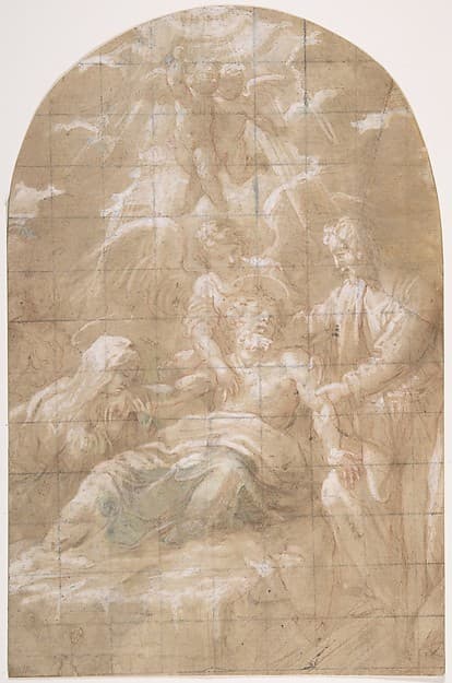 Death of Saint Joseph, by Anonymous, Italian, Emilian (Parmese), 17th century