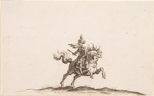 A Horseman, by Hans Caspar Nüscheler