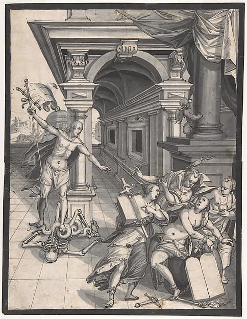 Christ Saving Eve, by Hans Jakob Nüscheler the Elder