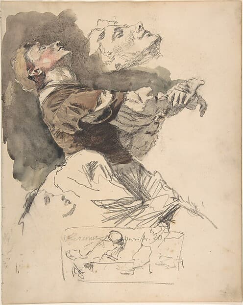 Study of a Female Dancer, by Otto Greiner
