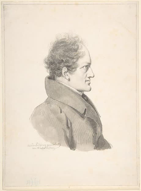 Portrait of Alois Senefelder, by Franz Xaver Winterhalter