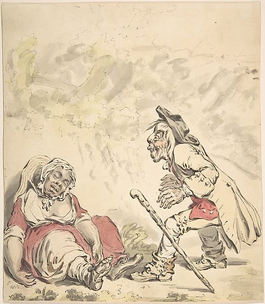 Cymon and Iphigenia, by James Gillray