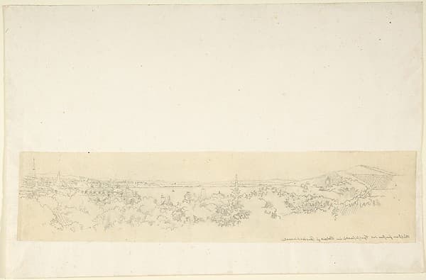 Landscape near Constantinople, by Franz von Hauslab the Younger